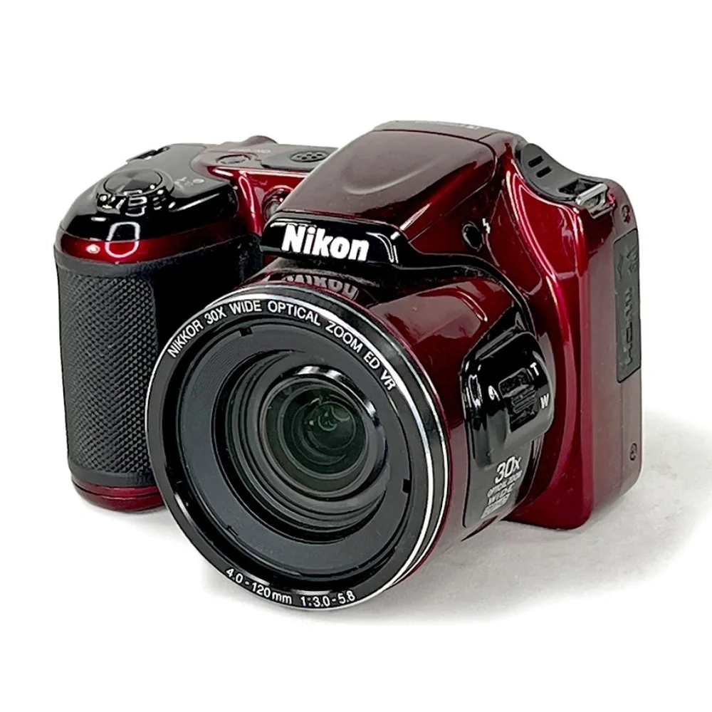 Red Nikon Coolpix L820 Digital Camera